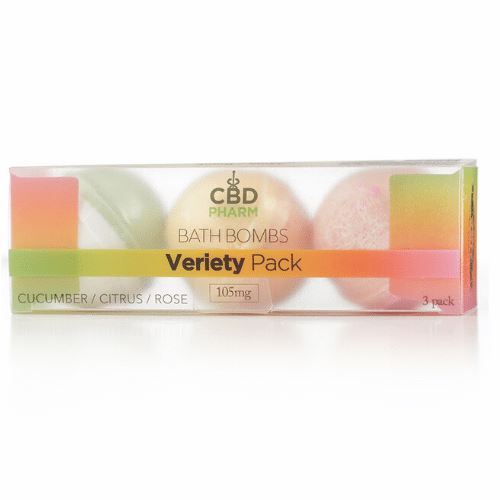 CBD Bath Bombs | 3 Pack | 105 mg | Variety Pack