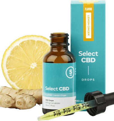 CBD Oil | 1000 mg | 30 ml | Lemon Ginger Drops | CBD Isolate